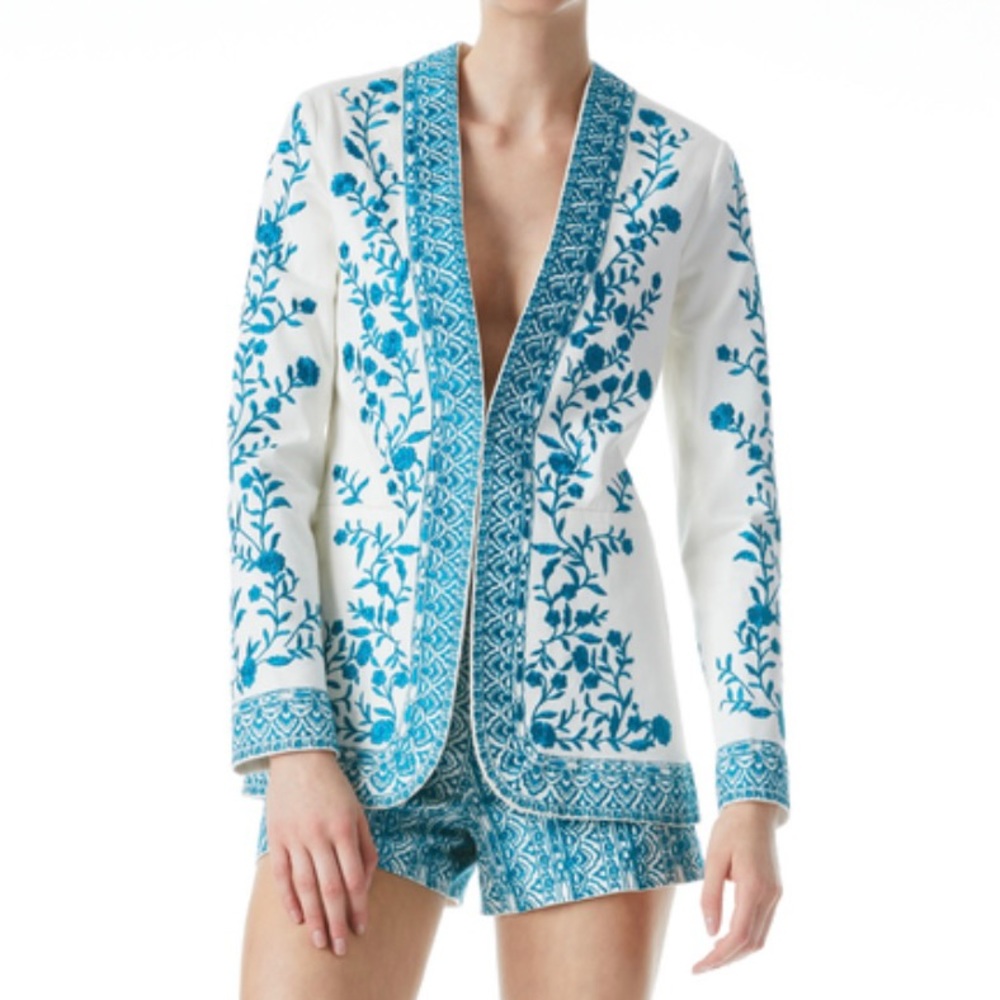 NWT Alice + Olivia Chriselle Embroidered Jacket - Picture 9 of 9